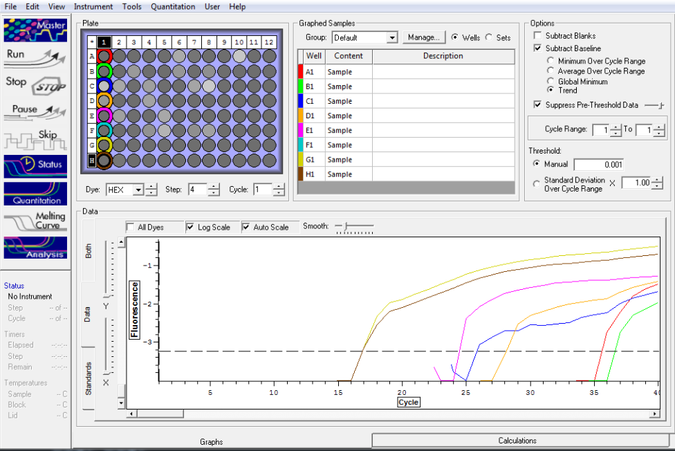 qPCR NTC-TC Pg samples Opticon 10-7-15.png